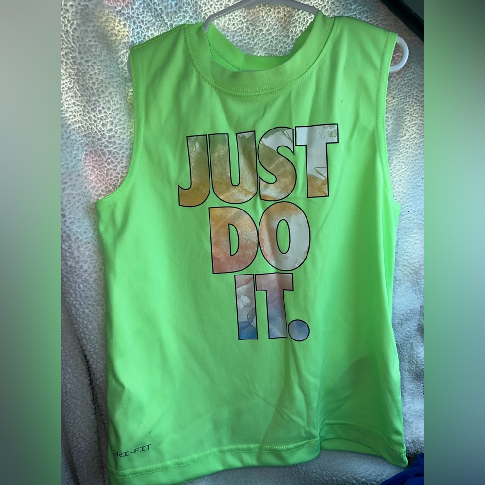 Nike Kids Bright Green Tank Top